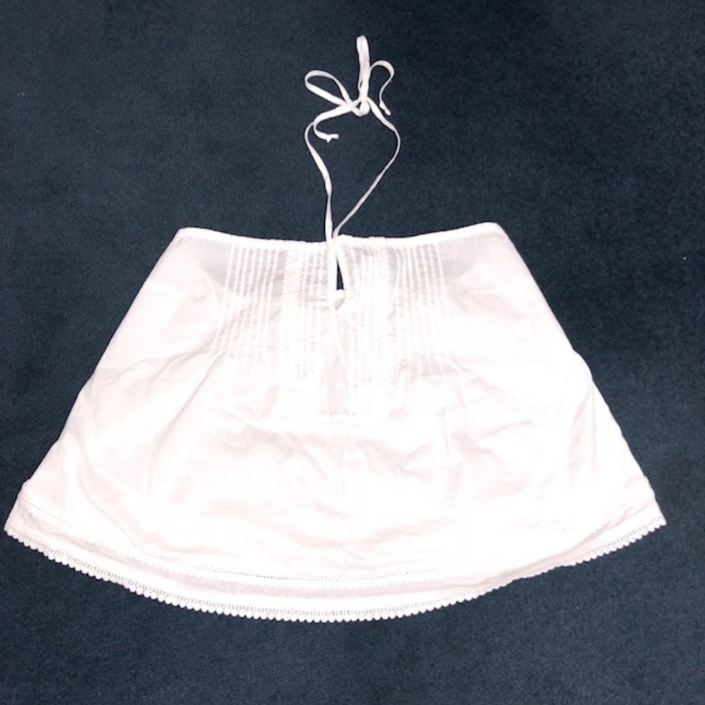 NWT Abercrombie White Lace Halter Top